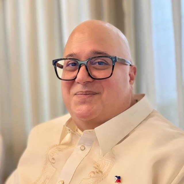 John Smulo in a barong
